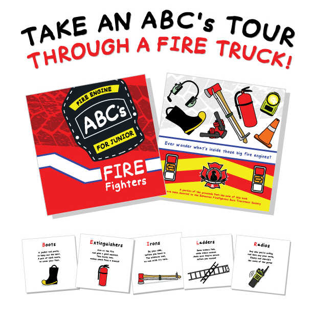 Fire Engine ABC's for Junior Fire Fighters Children's Book